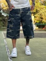 Bermuda Baggy Batik Azulada 3D