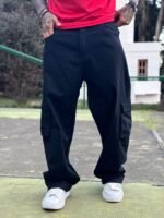 Baggy Cargo Negro 3D - Imagen 3