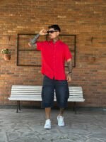 Bermuda Baggy Azul Cargo 3D - Imagen 2